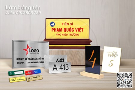 Làm Bảng Tên