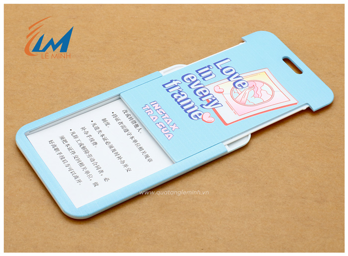in bao đựng thẻ theo yêu cầu chất liệu nhựa cứng