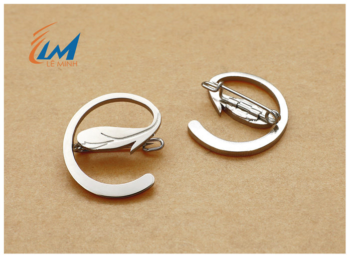 huy hiệu đồng đúc mạ bạc cao cấp