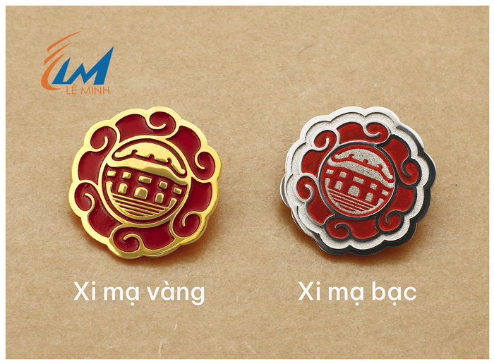 huy hiệu đồng đúc phủ màu theo yêu cầu