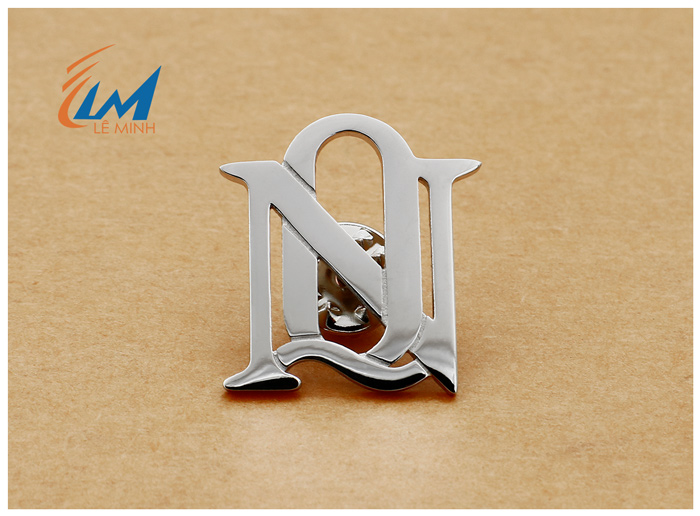 huy hiệu đồng đúc mạ bạc cao cấp