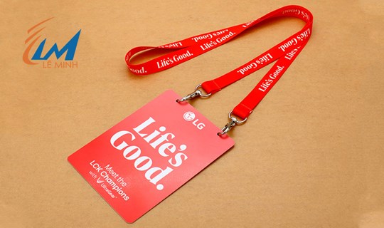 Dây đeo thẻ in ấn theo yêu cầu - Sự kết hợp hoàn hảo giữa TIỆN ÍCH và PHONG CÁCH