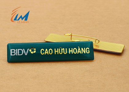 Mẫu bảng tên ngân hàng BIDV