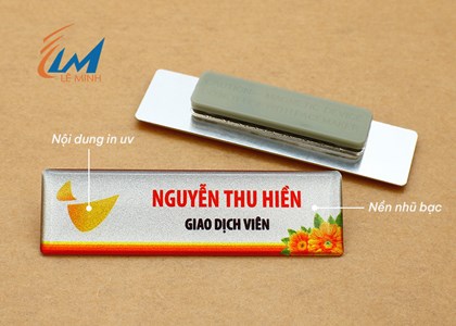 Bảng tên nhân viên giá rẻ