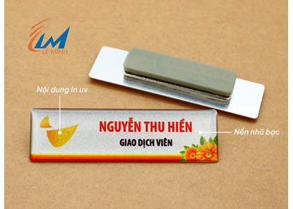 Bảng tên nhân viên giá rẻ