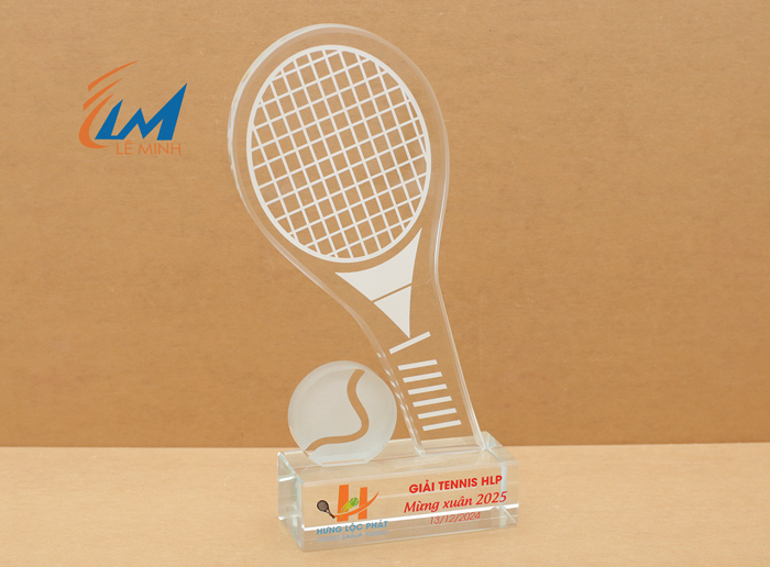 Cúp Tennis pha lê