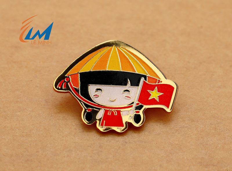 ghim cài balo sticker