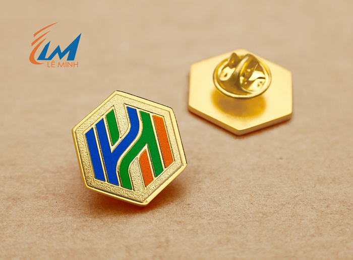 Huy hiệu đồng CNLM mạ vàng/mạ bạc