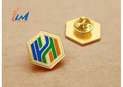 Huy hiệu đồng CNLM mạ vàng/mạ bạc