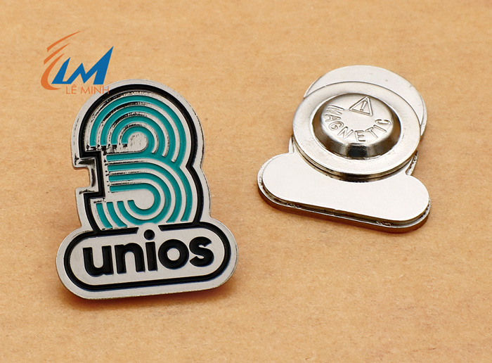 Huy hiệu đồng xi vàng xi bạc phủ màu