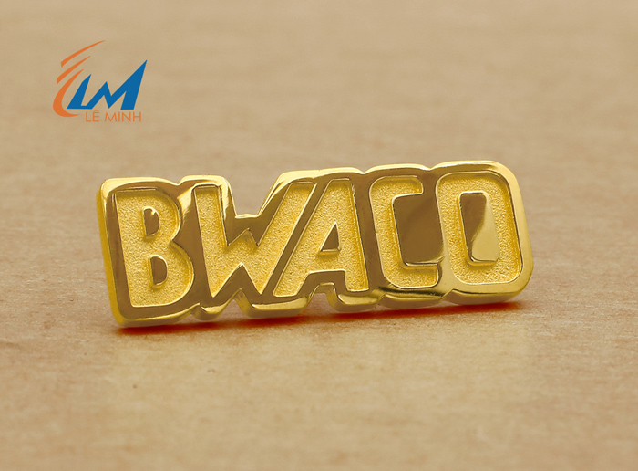 làm huy hiệu logo đúc mạ vàng cao cấp