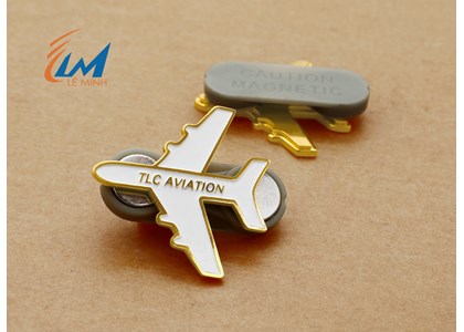 Huy hiệu mạ vàng tạo hình theo yêu cầu