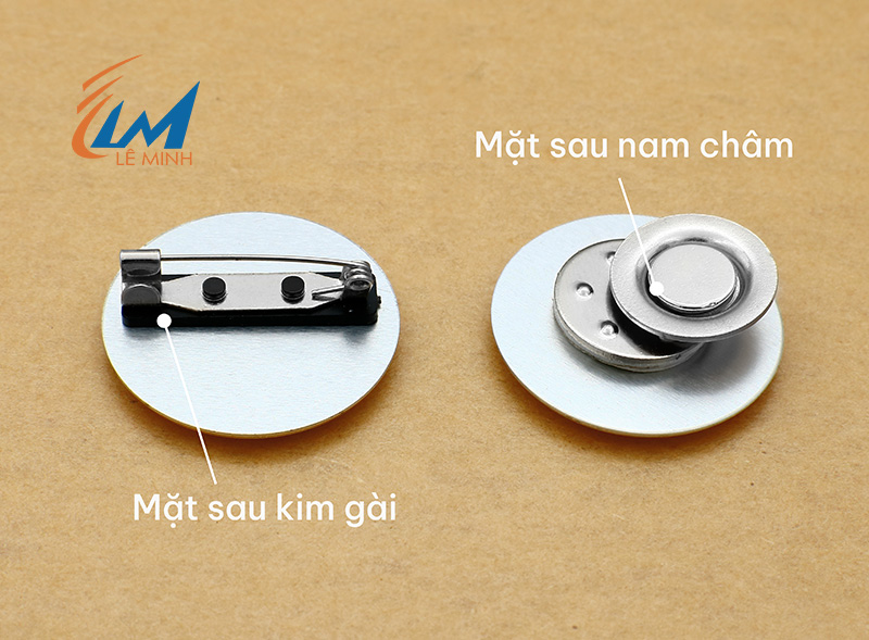 huy hiệu nhôm tròn in uv