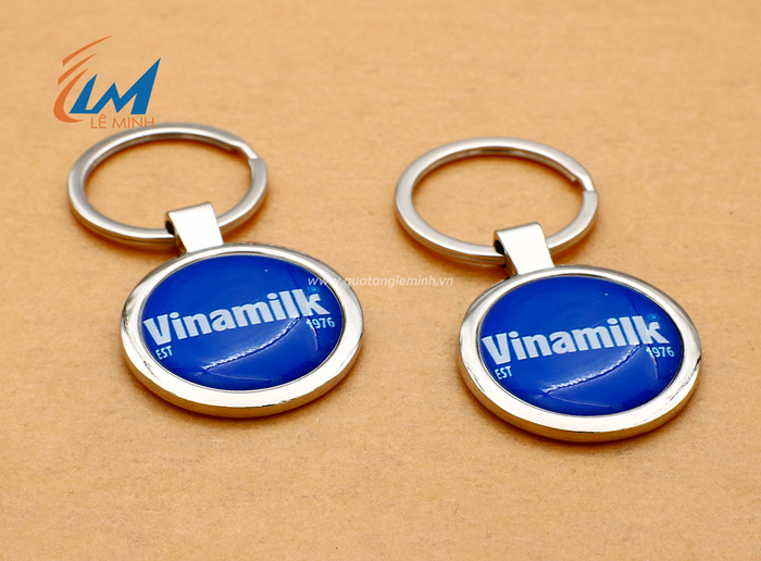 in móc khóa kim loại