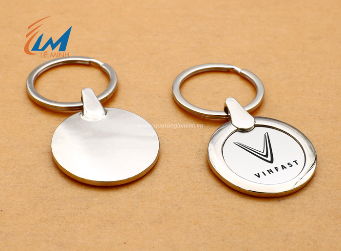 in móc khóa kim loại