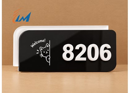Bảng số phòng mica làm theo yêu cầu