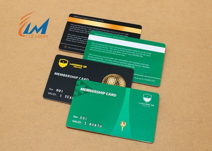 Member Card Ép Kim & Dập Nổi Thông Tin