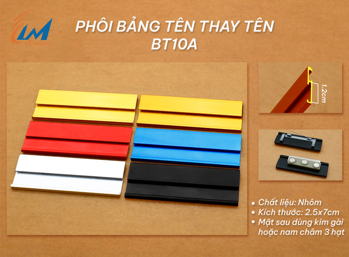 mua bán phôi bảng tên nhân viên