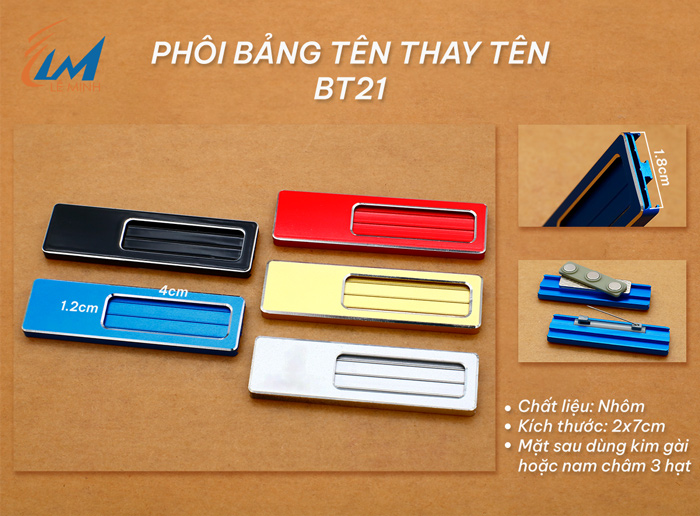 mua bán phôi bảng tên nhân viên