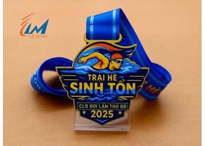 Huy chương bơi lội làm theo yêu cầu
