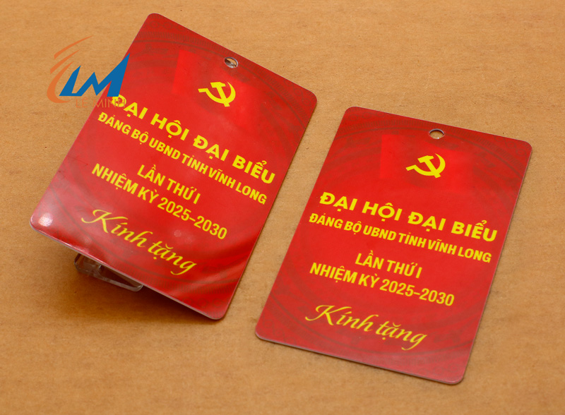 thẻ đeo đại biểu